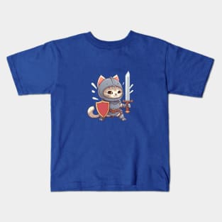 Cat Knight Kids T-Shirt